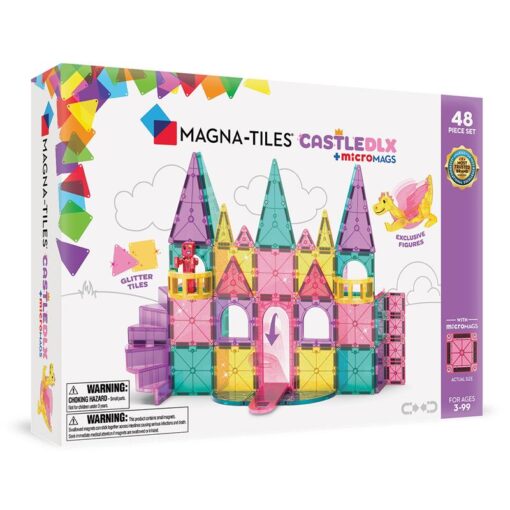 Magna-Tiles® Schloss Deluxe 48-teiliges Set