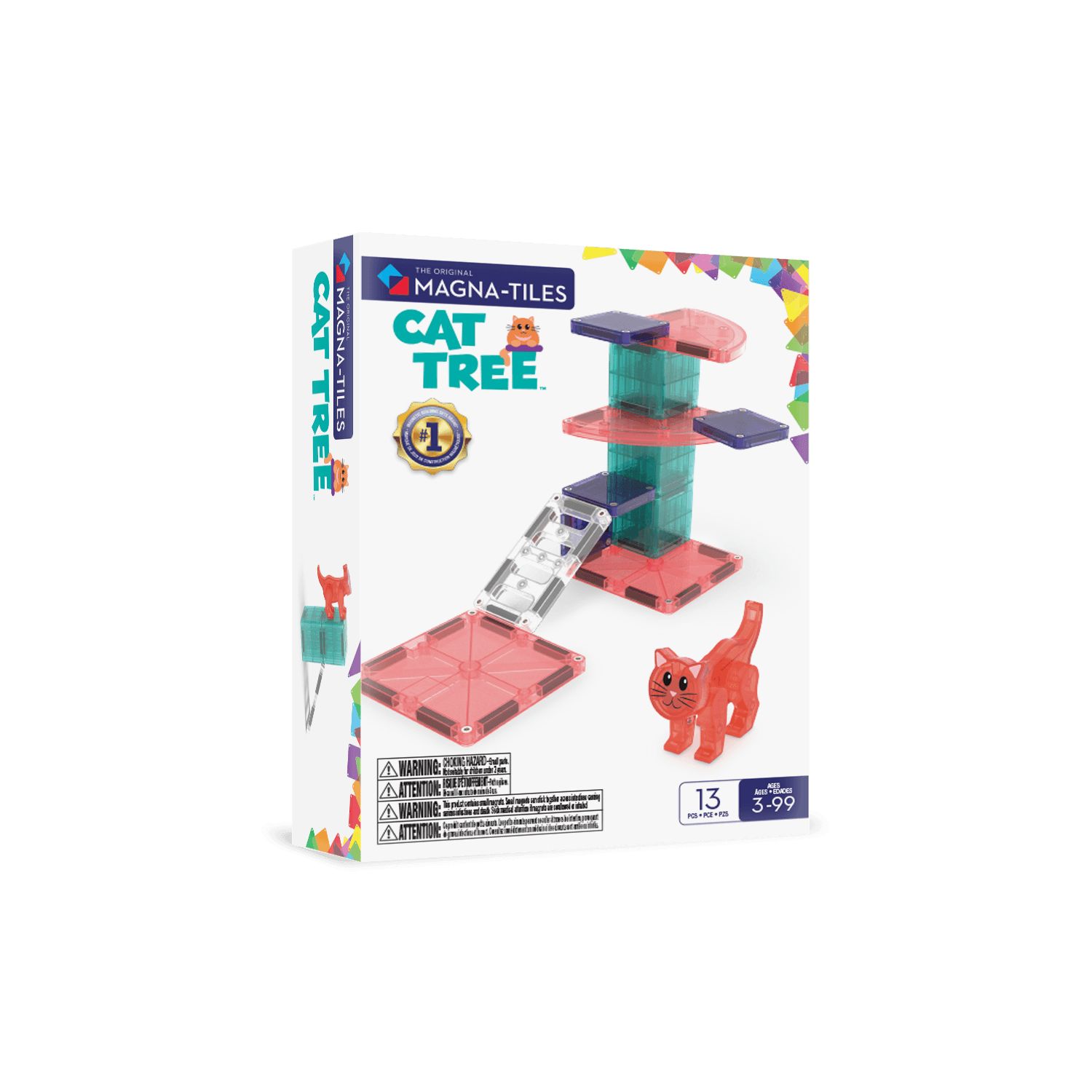 Magna-Tiles® Cat Tree​ - 13 Teile