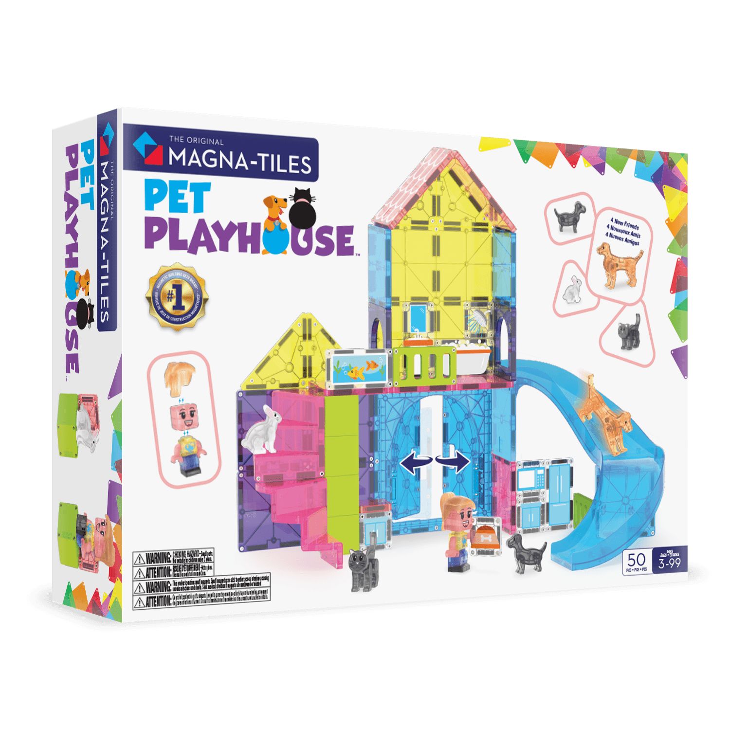 Magna-Tiles® Pet Playhouse - 50 Teile