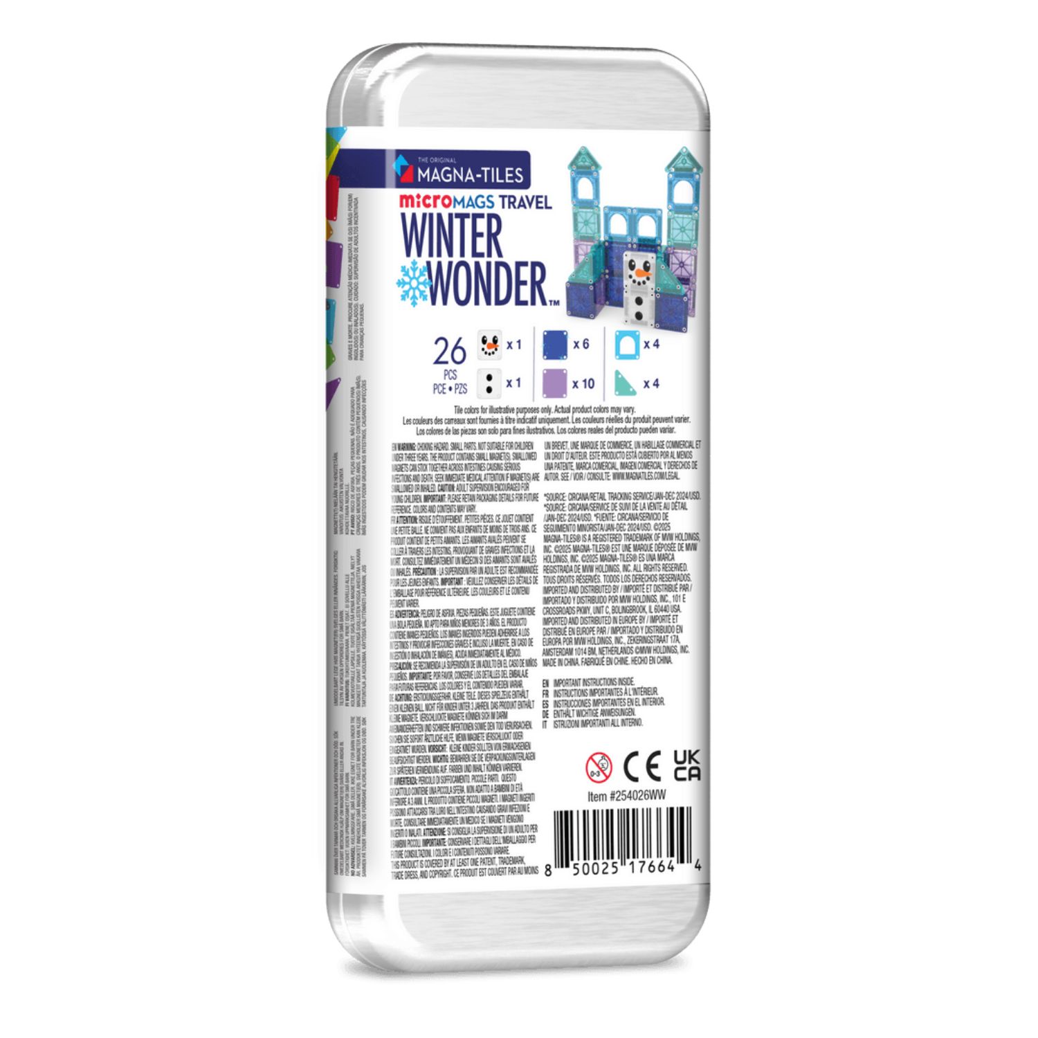 Magna-Tiles® WinterWonderland Travel Set 26-teiliges Reiseset – Bild 6