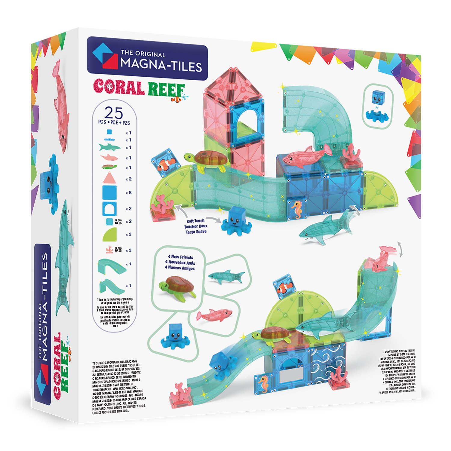 Alternative view of MAGNA-TILES® Coral Reef 25-teilig: Kreativer Unterwasserspass