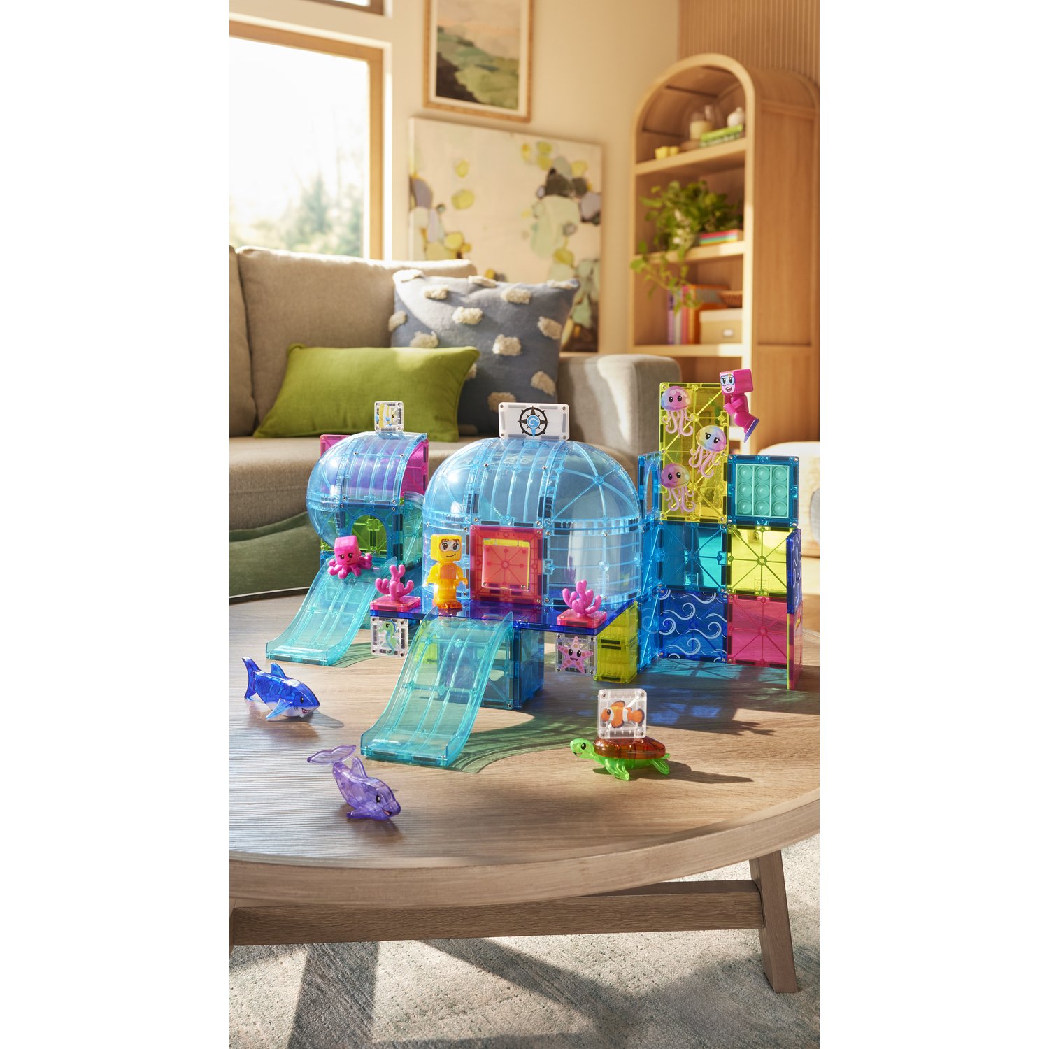 Alternative view of MAGNA-TILES® Undersea Adventure 58-teilig: Magnetischer Bauspass